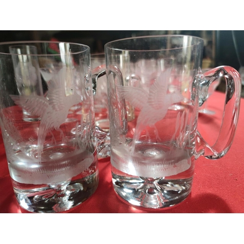 1090 - Crystal glass collection inc vintage Edinburgh Crystal, etched glassware and paperweight