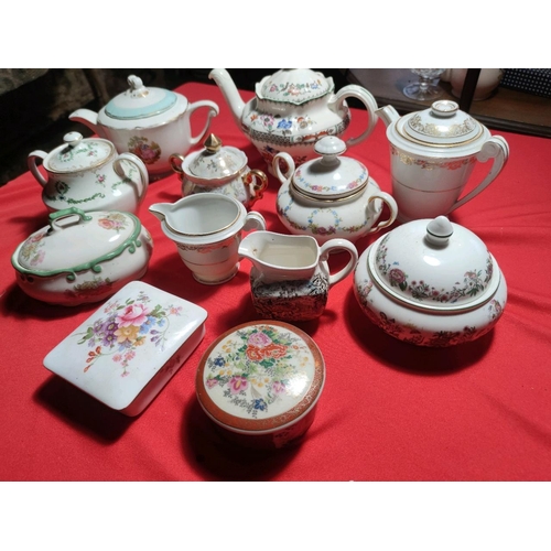 1103 - Great selection of china collectibles Inc Spode tea pot, Royal Crown Derby, Royal Winton, Susan Will... 