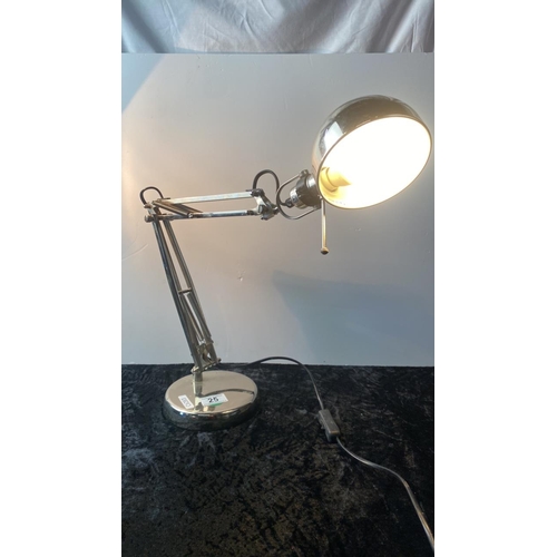 25 - IKEA metal anglepoise style lamp