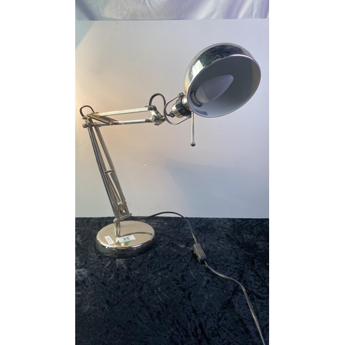 25 - IKEA metal anglepoise style lamp