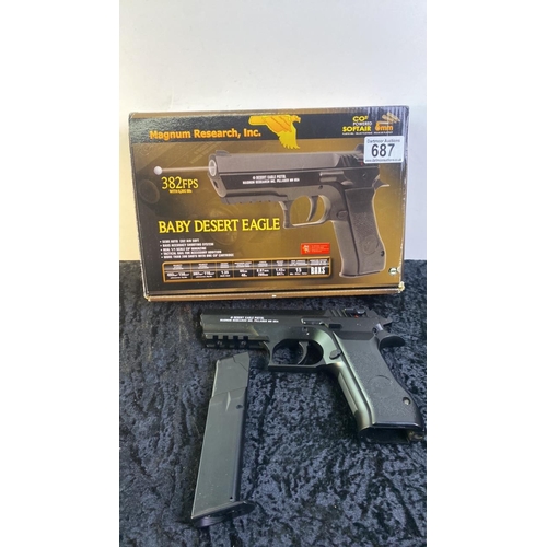 687 - Magnum Baby Desert Eagle C02 Pistol