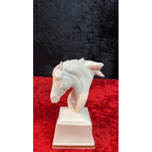 40 - Boxed Royal Worcester equine studies - horse head “Phlegon” approx 10.5 cm high