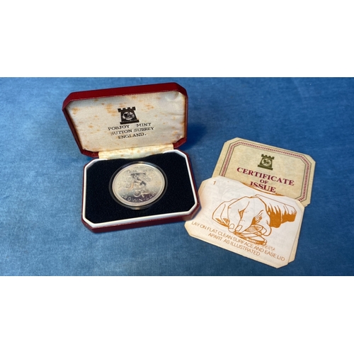 616 - One of 30,000 ltd edition, Crown of Crowns, in original seal and box. Sterling silver to Proof 4 Sta... 