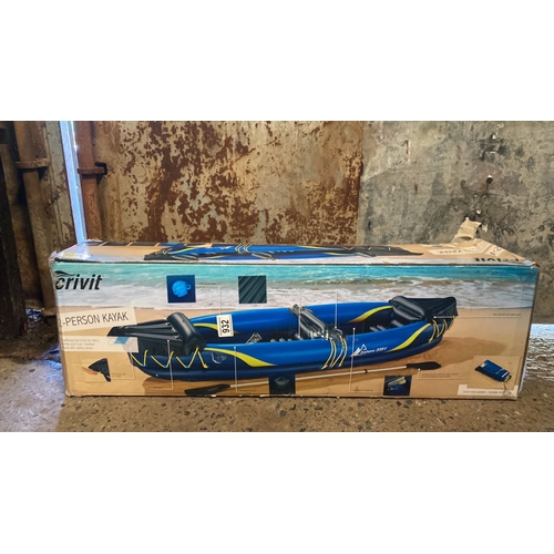 932 - Still boxed Crivet two man personal kayak ... Perfect for the summer hols, just round the corner!!
