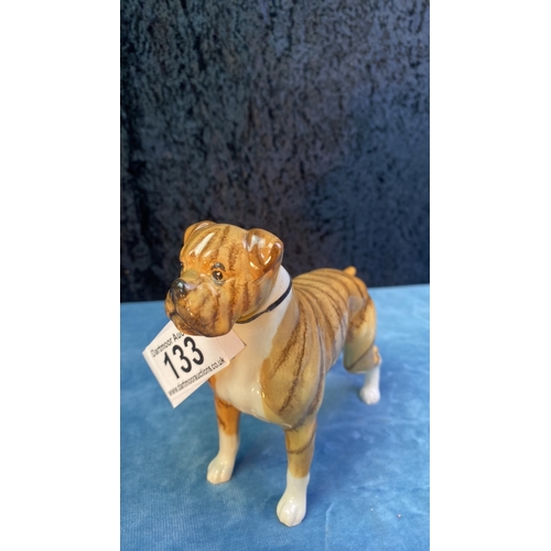 133 - Beswick Boxer Dog 'Blue Mountain Greta', Brindle gloss    H5.5