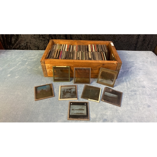 297 - An amazing collection of magic lantern slides with a massive variety of subject matter including soc... 