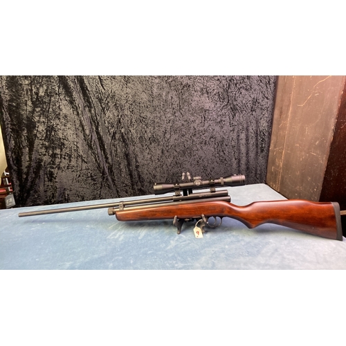 98 - X578 Co2 Air Rifle with Hawke 4 x 32 Telescopic sight