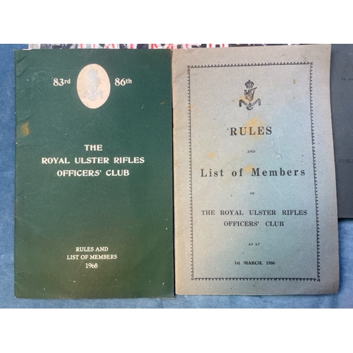 62a - Parker Hale Service Rifle Record Book with entries dated 1950-51, ration books dated 1939 and 1953/4... 