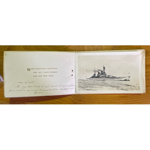 77 - Collection of Military Naval ephemera incl. a photograph of RMS Melita, a handwritten schedule of Na... 