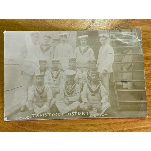 77 - Collection of Military Naval ephemera incl. a photograph of RMS Melita, a handwritten schedule of Na... 