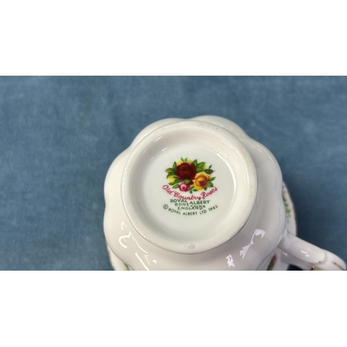 104 - 21 piece Royal Albert Country Roses tea service