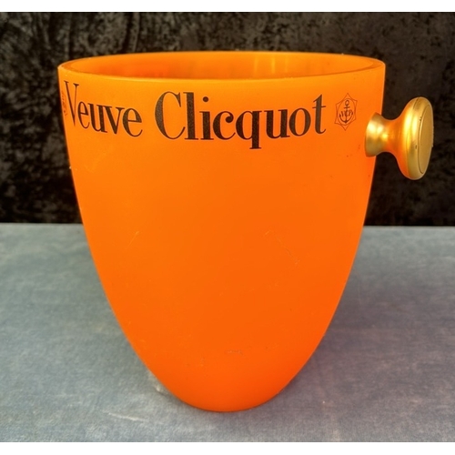 187 - Plastic Veuve Clicquot ice bucket