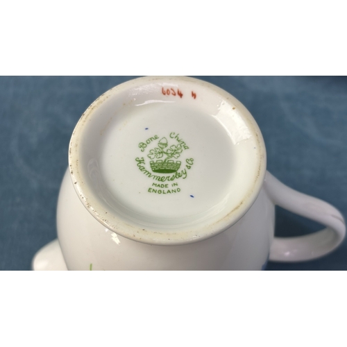 47 - Hammersley bone china Cornflower design tea set