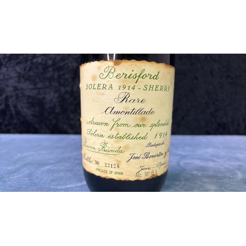 143 - This is also one for the real connoisseur, a real rarity, a bottle of Berisford Solera 1914 - Sherry... 