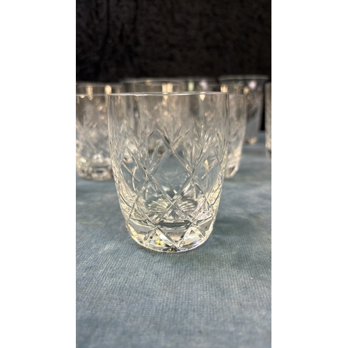 161 - A lovely collection of crystal glassware for every occasion