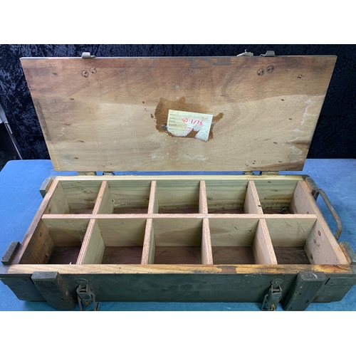 298 - Army / Military wooden ammunition crate