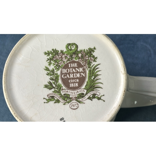 42 - Portmeirion Botanic Garden large oval plate, 4 x dinner plates, 1 x plate with central hole (part of... 