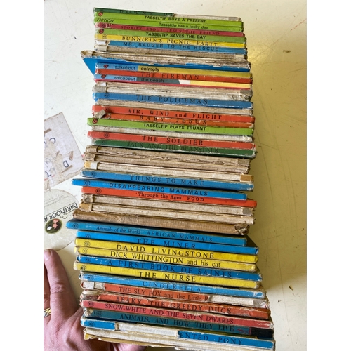 475 - A host of vintage h/B  Ladybird books jnc Tasseltip, Bunnykins, and professions