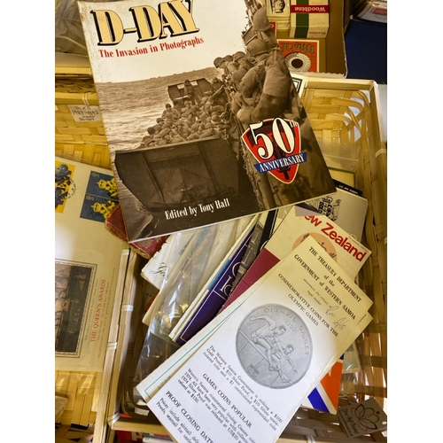 503 - A collection of interesting ephemera inc a copy of the 50th  anniversary of the D-Day invasion in ph... 