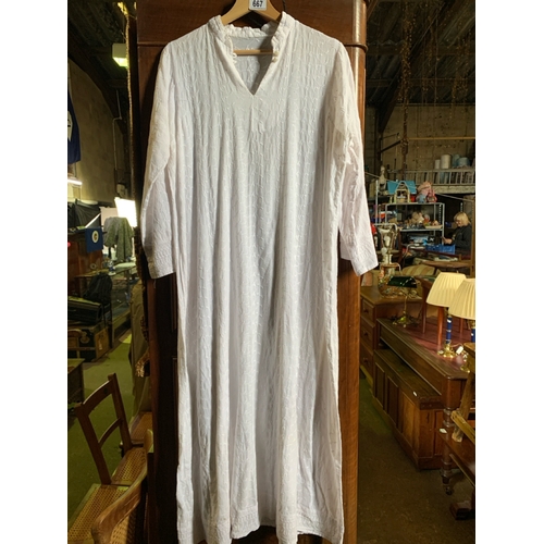 667 - Some really exquisite vintage clothing in white linen