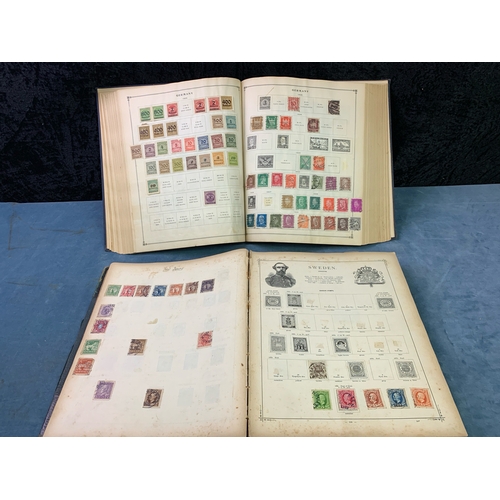 701 - An International Junior Postage Stamp Album, gifted in 1932, with vintage stamps from the era from L... 