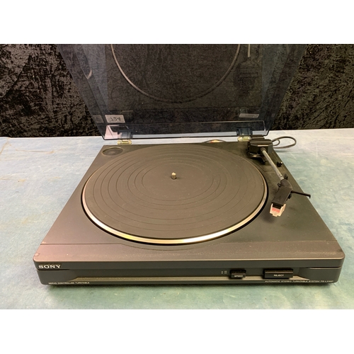 724 - A modern Sony Stereo controlled turntable