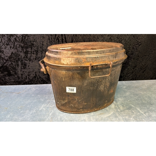 788 - WW2 British dixie cooking pot