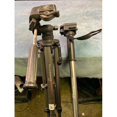 841 - A Clubman telescopic camera tripod