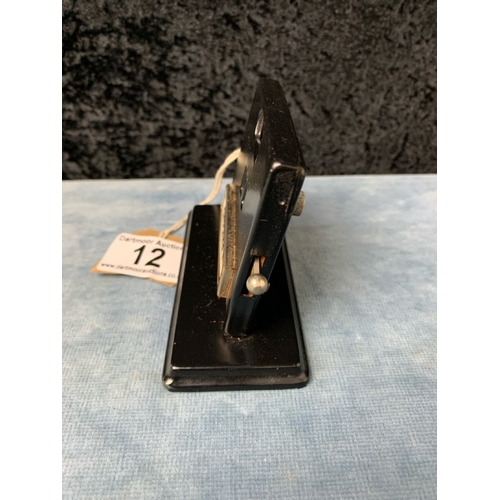 12 - Jakob Maul German perpetual desk calendar, c1930s