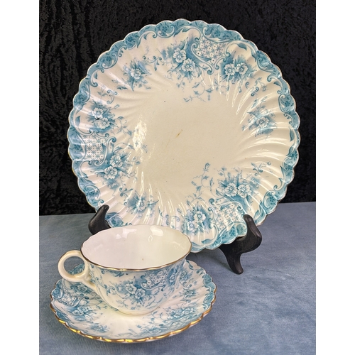 206 - Very pretty Chapman and Sons bone china service, inc plates, dainty tea cups, saucers etc