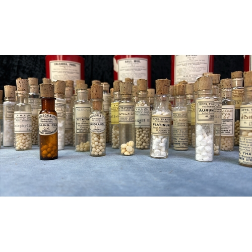 379 - Quantity of Homeopathic remedies from various makers including S.H.S. LTD, L. Smith, Epps, Thatcher ... 