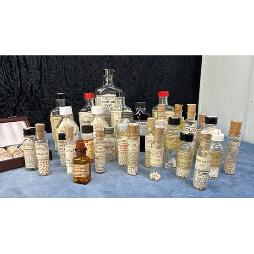 380 - Quantity of Homeopathic remedies from various makers including S.H.S. Ltd and a cased set from New E... 