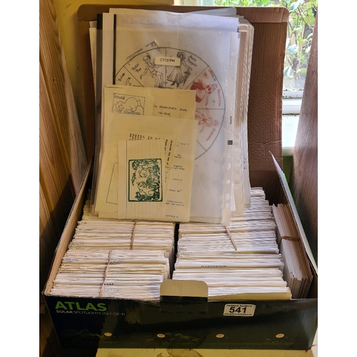 541 - A vast collection of Dartmoor Letterbox stamps inc Blackridge Peat Pass, Birch Tor, Hartland Tor, Ol... 