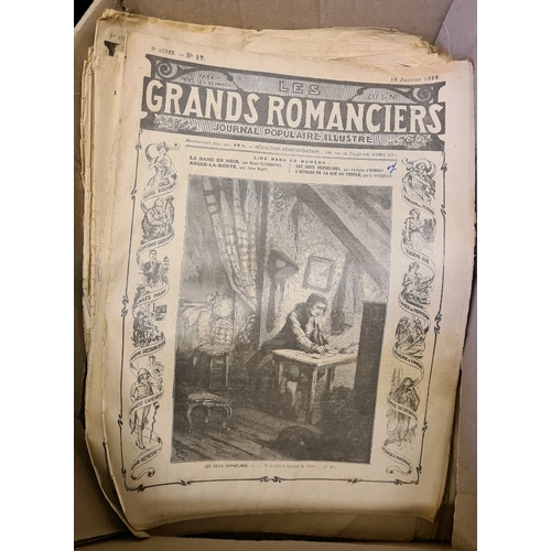 559 - Collection of antique ‘Les Grands Romanciers’ French magazines