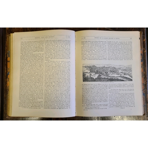 566 - ‘Bristol Past and Present’ by J.F. Nicholls and John Taylor in three leather bound volumes, publishe... 