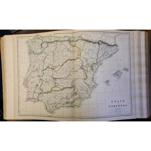 571 - Large h/b 1860 version of The Imperial Atlas of Modern Geography as extensive Series of Maps, along ... 