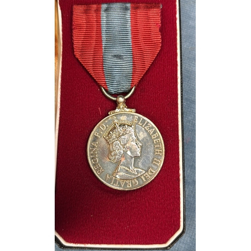 592 - Cased Imperial Service Medal