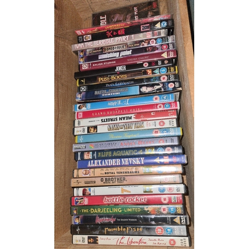 928 - Large collection of DVDs inc Master and Commander, Angel Heart, The Darjeeling Limited etc