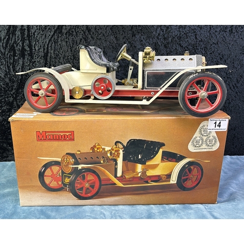 14 - Mamod Roadster SA1 model of an Edwardian era motor car, boxed