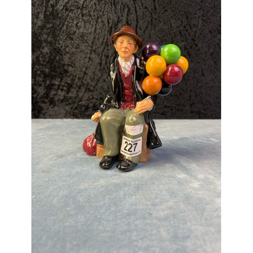 227 - Vintage Royal Doulton figurines The Balloon Man HN 1954