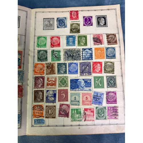 295 - ‘The Westin Mounty’ stamp album with stamps from around the world including France, Germany, Great B... 