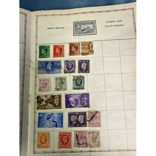 295 - ‘The Westin Mounty’ stamp album with stamps from around the world including France, Germany, Great B... 