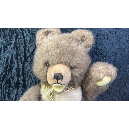 400 - Lovely fuzzy Hermann mid/century teddy bear with super soft Dralon plush fur and tummy squeaker, app... 