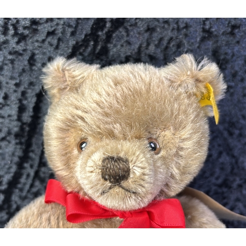 401d - Steiff caramel teddy bear c1970s. Ear tag ref 0202/26. Approx 24cm ear to paw