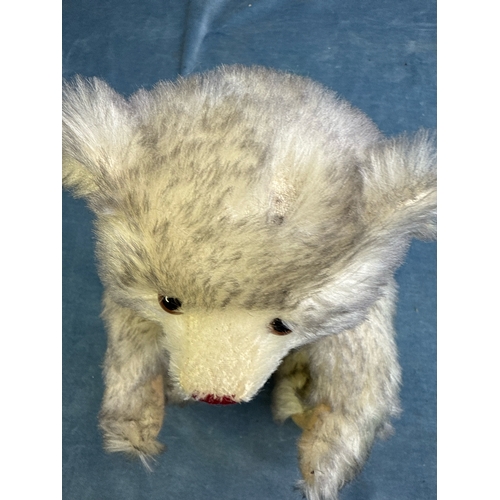 401p - Steiff limited edition no 401/2000 season Winter bear with grey flecked mohair fur (small patch miss... 