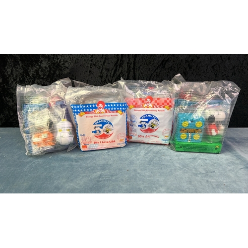 452 - Set of Peanuts McDonalds 50th Anniversary Parade Thailand edition toys and a set of World Tour 2 Tai... 