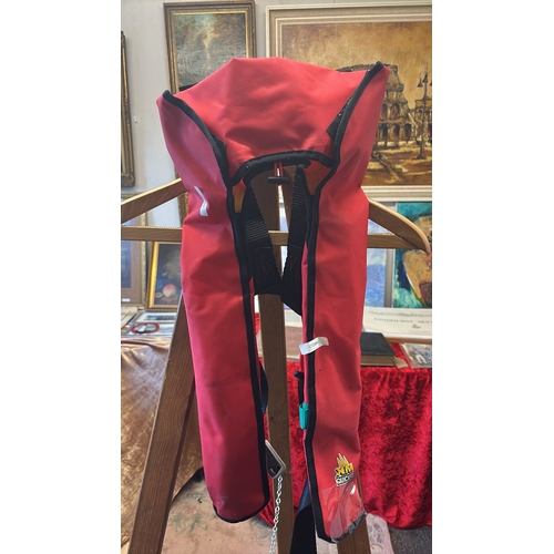 513 - Three XM Quickfit 150 auto-inflate life jacket / deck harnesses (to be serviced before use)