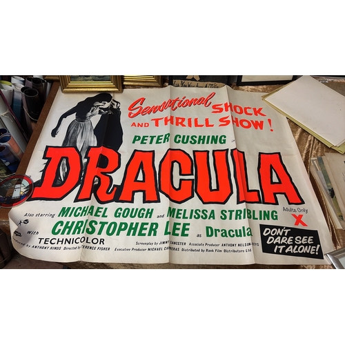 535 - Two vintage Dracula horror film posters