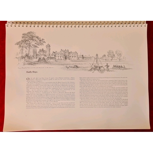 544 - A superb and exquisite collection of Sandhurst Sketches, written by General Sir Cecil Blacker, Drawn... 