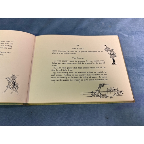 684 - Little Wars, A Game For Boys by H.G. Wells. 1931 photo and drawing illustrated edition describing wa... 